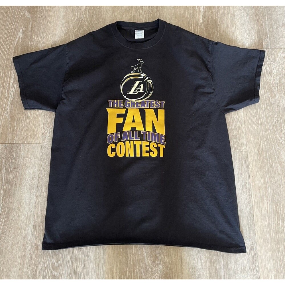 Los Angeles Lakers "Greatest Fan Of All Time" T-Shirt--SGA| XL